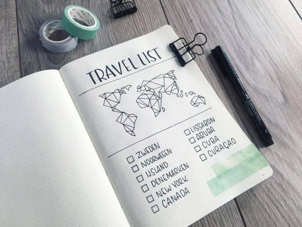 Diario di viaggio MODELLO GRATUITO - Travel Journal DIY 